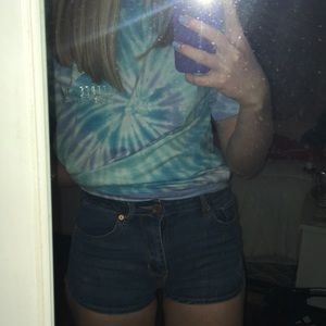 Kendall & Kylie Super High Rise Jean Shorts